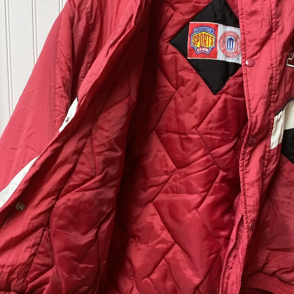 90s Arkansas Razorbacks Jacket Coat L Vintage Basketball Football U of A
